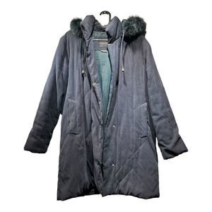 Vintage Coat with Real Fur hood